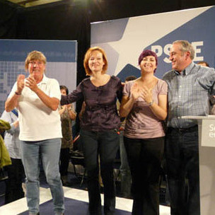 Eider Gardiazabal, Barbara Durkhop, Leire Pajn eta Iaki Arriola 