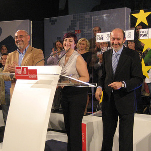 Eider Gardiazabal, Jos Antonio Pastor eta Alfredo Prez Rubalcaba