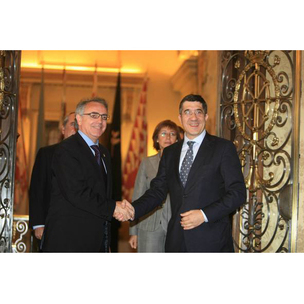Miguel Sanz, Nafarroako presideneteta eta Patxi Lpez, Eusko Jaurlaritzako lehendakaria