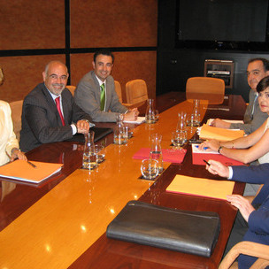 EAJ-rekin egindako bilerara joan dira Euskal Sozialisten ordezkari gisa Jos Antonio Pastor, Mikel Torres eta Blanca Roncal