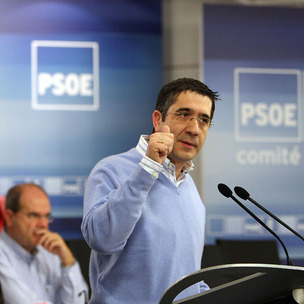 Patxi Lpezek gaur goizean Batzorde Federalean hitz egin du (ARGAZKIA: ARTXIBOA)