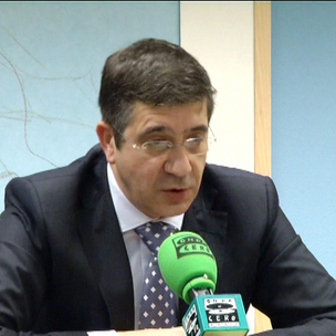 Patxi Lpez en un momento de la entrevista de Onda Cero