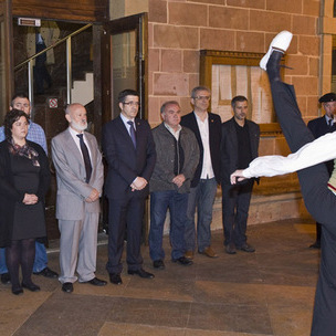 Lehendakaria, Patxi L�pez, Errenteriara egindako bisitan