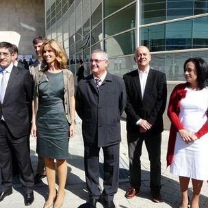 Patxi Lpez, Cristina Garmendia, Miguel Buen, Odn Elorza y Rafaela Romero