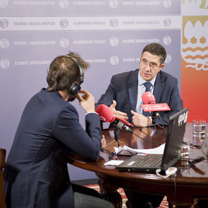Lehendakaria, Patxi Lpez, Radio Euskadin egindako elkarrizketaren une batean