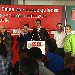 Odn Elorza, Patxi Lpez, Eduardo Madina, Ramn Juregui eta Mikel Torres
