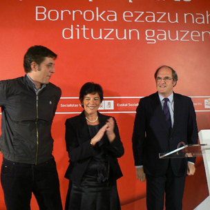 Eduardo Madina, Isabel Cela eta ngel Gabilondo