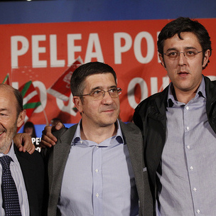 Rubalcaba, Patxi Lpez eta Eduardo Madina