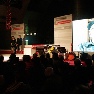 Ramiro Pinillak ekitaldi horretan parte hartu zuen 2008ko abenduaren 17an bideo baten bidez. [Argazkia: Euskal Sozialistak]