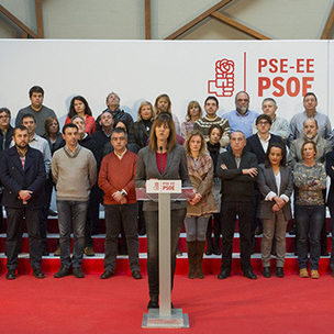 Acto en favor del autogobierno de los Socialistas Vascos. [Foto: Socialistas Vascos]