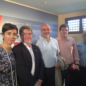Begoa Gil, Pedro Serrano, Jos Antonio Pastor, Iaki Egaa eta Txema Rodrguez Orrantia