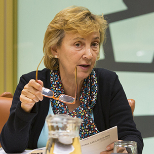 Blanca Roncal en el Parlamento Vasco