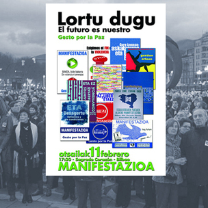 Cartel de Gesto por la Paz