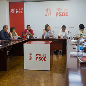 Comisin Ejecutiva del PSE-EE. [Foto: Socialistas Vascos]