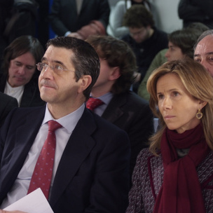 Con la ministra Cristina Garmendia