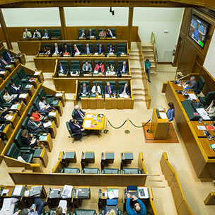 Debate sobre la LTH en el Parlamento Vasco. [Foto: Socialistas Vascos]