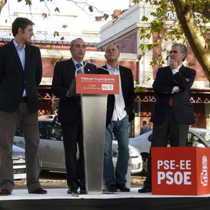 Eduardo Madina, Odn Elorza, Iaki Arriola eta Ramn Juregui