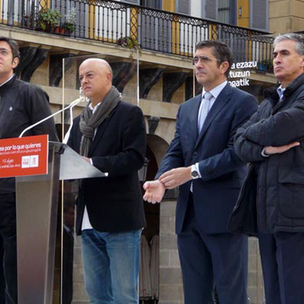 Eduardo Madina, Odn Elorza, Patxi Lpez eta Ramn Juregui