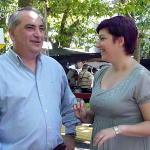 Eider Gardiazabal eta Iaki Arriola, Gipuzkoako Sozialisten idazkari nagusia eta Etxebizitza sailburua