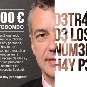 El Gobierno Vasco de Urkullu se gasta 300.000 en autobombo