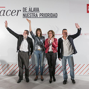 El PSE-EE incia la campaa electoral en Vitoria-Gasteiz