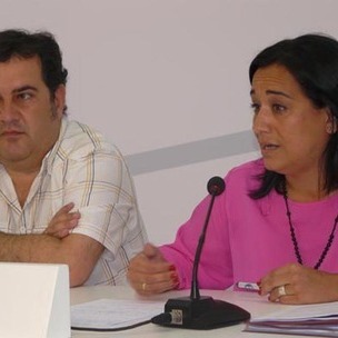 Ernesto Gasco eta Rafaela Romero
