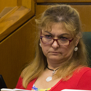 Gloria Snchez, Eusko Legebiltzarrean (Argazkia: Euskal Sozialistak)