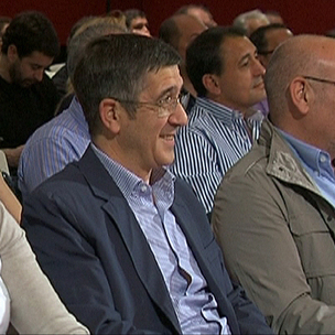 Idoia Mendia, Patxi Lpez eta Jos Antonio Pastor