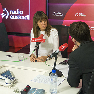Idoia Mendia Radio Euskadin egindako elkarrizketa batean