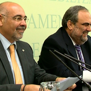 Jos Antonio Pastor y Mikel Unzalu