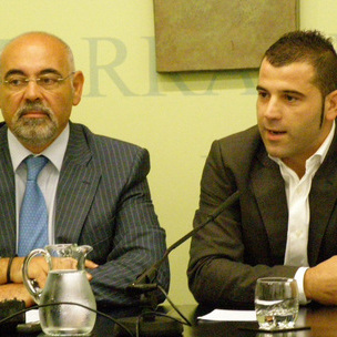 Jos Antonio Pastor eta Oscar Rodrguez, beren esku-hartzean