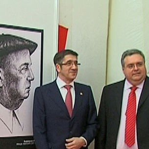Jos Blanco, Patxi Lpez, Txema Oleaga y Jos Antonio Pastor