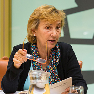 Blanca Roncal legebiltzarkidea Euskal Legebiltzarrean (artxiboko argakia). [Argazkia: Euskal Sozialistak]