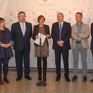 Senatuko PSOE bozeramaileak, Mara Chivitek, eta Ebroko uholdeen ondorioz kaltetu izan diren erkidegoetako senatari sozialistek, arabakoak, adibidez, eta Goi Ganberako kontseilariordeak, Yolanda Vicentek, Rajoyren eta Garca-Tejerina ministraren beheralako agerraldia eskatu dute.