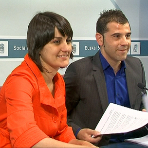 M Gonzlez y Oscar Rodrguez en un momento de la rueda de prensa