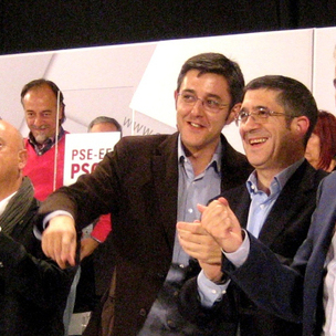 Odn Elorza, Eduardo Madina, Patxi Lpez eta Ramn Juregui