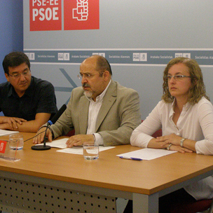 Patxi Lazcoz, Txarli Prieto eta Cristina Gonzlez