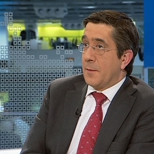 Patxi Lpez en un momento de la entrevista