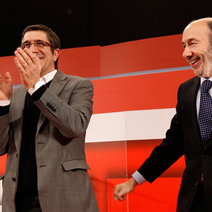 Patxi Lpez eta Alfredo Perez Rubalcaba