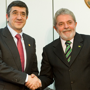 Patxi Lpez y Lula Da Silva
