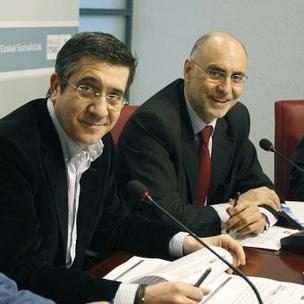 Patxi Lpez eta Rodolfo Ares