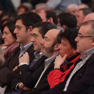   Rubalcaba y Patxi Lpez han protagonizado hoy el acto electoral del PSE-EE