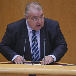 Tontxu Rodrguez Senatuan [Argazkia: Euskal Sozialistak]