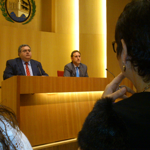 Txema Oleaga eta Alfonso Gil