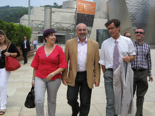 Con Jos Antonio Pastor, Secretario General de los Socialistas Vizcanos