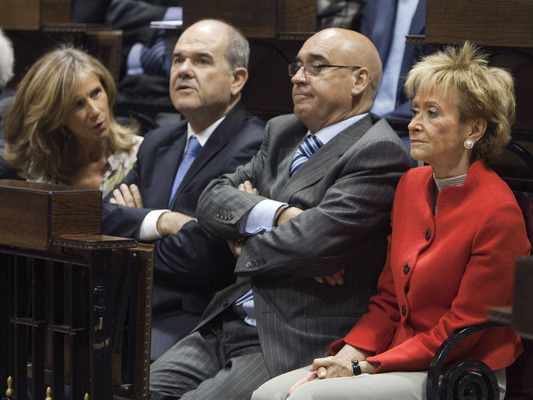 Cristina Garmendia, Manuel Chaves, Javier Rojo y M Teresa Ferndez de la Vega