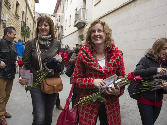 Idoia Mendia, Javier Lasarte eta Iratxe Garca, Guardian