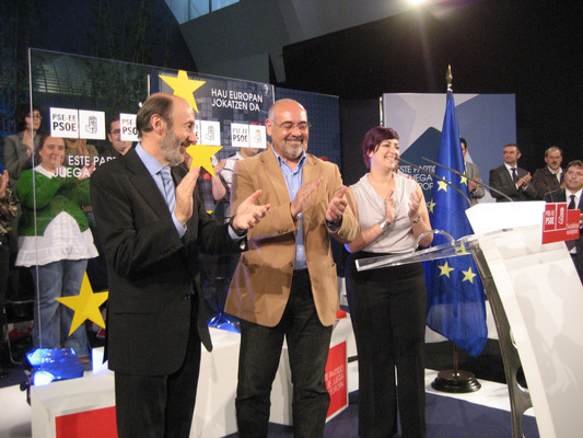 Jos Antonio Pastor, Alfredo Prez Rubalcaba y Eider Gardiazabal