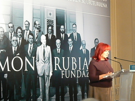 Lentxu Rubial, Presidenta de la Fundacin Ramn Rubial 