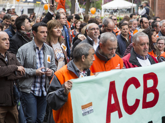Los Socialistas Vascos en apoyo del futuro industrial de Euskadi. [Foto: Socialistas Vascos]